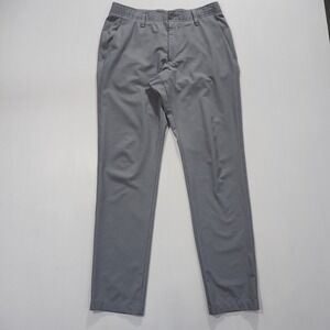 Under Armour Pants Mens 32x32 Gray Stretch Performance Golf Athletic Tapered